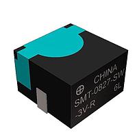 PUI Audio SMT-0827-TW-3V-R 電磁式SMDトランスデューサー 3.6VP-P 70MA