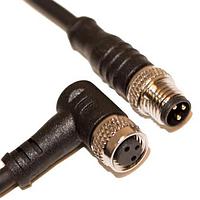 Mueller C83AD01M003 Sensor Cables / Actuator Cables CORDSET M8 3P ST M TO RA FM 3M