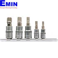 Bộ mũi vít sao 12 cạnh 5 chi tiết YATO YT-04360 (M5-M12, 1/4"-3/8")