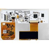 Riverdi RVT50HQBFWCA0 TFT 디스플레이 EVE4 5.0", HB, IPS, BT817Q, CTP,aTouch CG, 금속 프레임