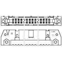 AMP Connectors - TE Connectivity 499726-9 Receptacle Housing 40 A/L UNIV HDR HSG