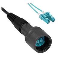 Bộ cáp quang lắp ráp đầu nối Flex Fiber dài 15M OM3 Bulgin PXF6050AAC