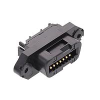 AMP Connectors - TE Connectivity 553597-1 Ribbon Cable RECPT 14P SCREW LOCK low profile plastic