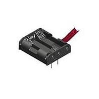 Keystone Electronics 2464RB Battery Holders AA PC mnt w/ribbon Plastic btty holder