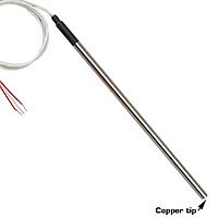 OMEGA PRCU-10-2-100-3/16-12-E RTD Probes with Copper Tip and Lead Wires (Stripped Leads, 260 °C, Class A)