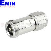 Fairview Microwave SM4479 4.1/9.5 Mini DIN Female to N Male Adapter (6 Ghz, IP67 UnMated)