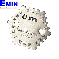 BYK Comb Gage 5-150 µm, stainless steel Wet Film Thickness Gauges with notches
