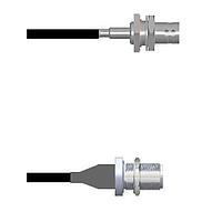 Amphenol Custom Cable Q-0401U0003084i RF Cable Assemblies BNC-SJB/N-SJB G174 84I