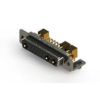 EDAC 630-13W3240-7NB Mixed Contact D-Sub Connectors Right-angle Power Combo D-Sub Connector