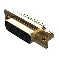 Amphenol Positronic ODD26M200T2S High Density D-Sub Connectors D-Sub Male Connector 26P Solder Cup Stainless Steel, Passivated Shell Jackscrews