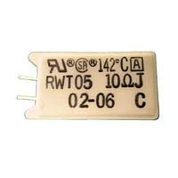 SEI Stackpole RWT5AJB100R Wirewound Resistors RES, WW, 5W, 250V 2A 142C Thermal Fuse, 100 ohm, 5%