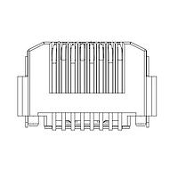 Đầu nối RJ45 mô-đun, gắn giữa kiểu DIP, không có đèn LED NPB Pulse Electronics E6688-2C0222-L