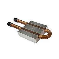 Tấm làm mát lỏng ống dẫn, 2 lượt, Tiếp xúc cao, Rộng 57.2mm, Dài 57.2mm, Dày 15.2mm Aavid 416401U00000G