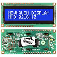 Newhaven Display NHD-0216K1Z-NSW-BBW-L LCD Character Display Modules STN- BLUE Transm 80.0 x 36.0