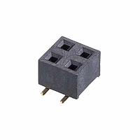 Harwin M20-7810245 Receptacle 2+2 DIL 2.54MM L/P SMT SKT