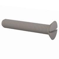 Essentra Components 50M100150L060 Slotted Countersunk 90 Slotted CSK Screw, M8 X 1.5 Thread, 60mm Lg