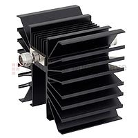 Fairview SA3NMF300W-40 40 dB Fixed Attenuator N Male To N Female Directional Up To 3 GHz Rated To 300 Watts With Black Aluminum Heatsink Body