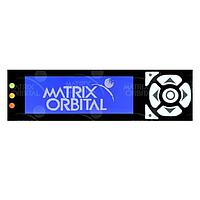 Màn Hình Đồ Họa LCD 192x64 Chữ Trắng Nền Đen Có Phím REV 2 Matrix Orbital BGK19264A-BK-WB