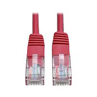 Tripp Lite N002-007-RD Cat 5e 7' Cat5e/Cat5 350MHz RJ45 M/M Red 7'