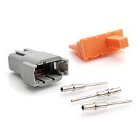 Bộ Chốt Khóa & Tiếp Điểm ATM 8 Chân 8 Lối Amphenol SINE Systems ATM04-08PA-KT01