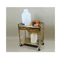 SciLab SL.Car7033 不锈钢推车 (2×Drawer & 2×Shelves, 75×45×h90cm)