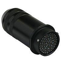 Amphenol Audio MP-6511-61S Circular MIL Spec Connector 61 Pole Female Heavy Duty Cable Connector, NPT 3/4 Threaded Backshell
