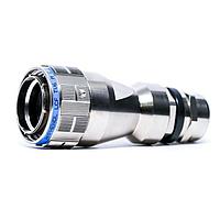 Đầu nối cắm trường LC bằng kim loại bộ nối cắm có lớp mạ niken Amphenol FSI LCFTV6MGNN