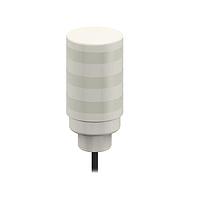 Banner Engineering TL50CGYRCQ 타워 라이트 컴팩트 타워 라이트: 그레이 하우징: 3색 표시등; 전압: 12-30 V DC 또는 24 V AC; 환경 등급: IP67; 입력: 바이모달; 색상: 녹색 노랑 빨강; 4핀 M12 일체형 QD