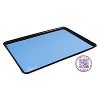 Desco 66321 Mat STATFREE UC2 2-LAYER RUBBER, SKY BLUE, 0.080''x16''x24''