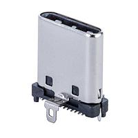 USB Type C Type C, 3.2, Dọc, Mạ Vàng 3u, Lỗ Qua, 9.0mm, 24 chân, T&R Same Sky (formerly CUI Devices) UP32-C-V-G-TH-P24-TR