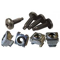 Hammond Manufacturing CAGKIT1032-100 10-32 Screw and Cage Nut Pack 10-32 CAGE NUT & BLK SCREW 100 PK