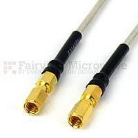 Fairview SCA29086 SSMC Male to SSMC Male Cable RG405 Type .086 Coax and RoHS