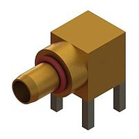 Đầu nối PCB BMMA M PCB, Đầu nối nhúng thiếc qua lỗ R/A Amphenol SV Microwave 1412-60001-TD