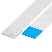 Cáp nhảy FFC / FPC 1mm Pitch FlatFlexCable, 15 tiếp điểm, Dẫn điện mặt đối diện, Dài 50mm/2in, Mạ thiếc GCT (Global Connector Technology) 10-15-D-0050-C-4-08-4-T