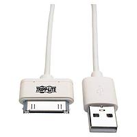 Cáp USB / Cáp IEEE 1394 Cáp đồng bộ/sạc USB - Màu trắng Tripp Lite M110-003-WH