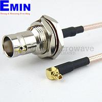 Cáp RA MMCX Plug - BNC Female Fairview FMC1938315 (RG-316 Coax; 1 GHz )