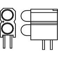 Bảng Mạch Đèn LED Chỉ Báo HI EFF VÀNG TRANSL Dialight 553-2233-300F