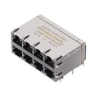 Modular RJ45,2X4,1GP,POE+,1:1 NPB Pulse Electronics JX0B-3051NL