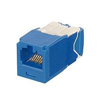 Panduit CJK6X88TGBU Modular Connectors / Ethernet Connectors Mini-Com Keyed Mod Cat 6A UTP 8 po