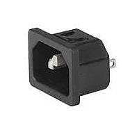 Schurter 6100.4225 Inlets C14 10A SNAP-IN .187