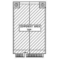 Ổ cứng thể rắn mSATA 32GB mSATA MO-300 (SLC 60K) Nhiệt độ công nghiệp Greenliant GLS86FA032G1-BN004