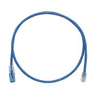 Panduit UTPKCH10BU Cat 5e Keyed Copper Patch Cord, Cat 5e, Blue UT