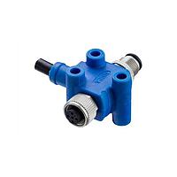 Amphenol LTW HMC-050500-FM0-TSA04 Sensor Cables / Actuator Cables NMEA 2000, T Cable, Metal, 4A, 05 pins, Screw Thread, (End 1) Female Female, (End 2) Male Male, Length 4000mm, IP68