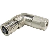 HARTING 21038214505 Right Angle M12 slim angled fem A-cod 5-pol