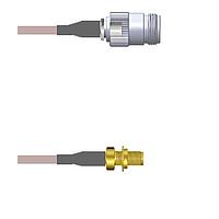 Amphenol Custom Cable Q-2002W0005018i RF Cable Assemblies N-SJ/SMA-SJB G316 18I