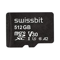 Thẻ MicroSD Thẻ microSD công nghiệp, S-50u, 512 GB, Flash 3D TLC, -40C đến +85C Swissbit SFSD512GN1AM1TB-I-XG-211-STD
