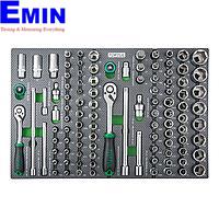 TOPTUL GEDA429 3/8" & 1/2" DR. Flank Socket Set (104 pcs)