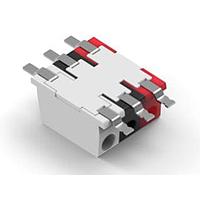 Đầu Nối Poke Home 4.0 ITB CONN_3P MOD CÓ NẮP_WE/BK/RD AMP Connectors - TE Connectivity 3-2834334-3