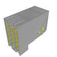 Samtec EBTF-4-06-2.0-S-RA-1 Receptacles ExaMAX(R) 2.00 mm High-Speed Backplane Right-Angle Receptacle