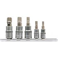 YATO YT-04360 Bit Sockets C.V. 5PCS (M5-M12, 1/4"-3/8")